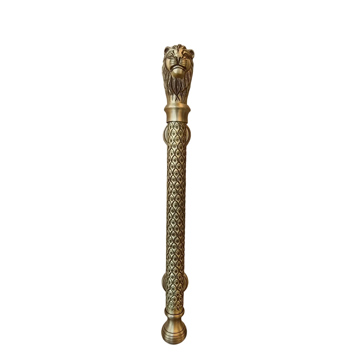 Main Door Door Pull Handle Roar (Lion) 32x300mm Brass Material Antique Finish PP
