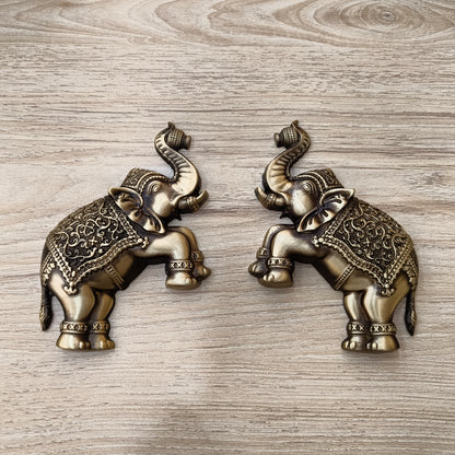 Brass Gajraj Size 125mm Brass Material Coffee Antique Finish PP
