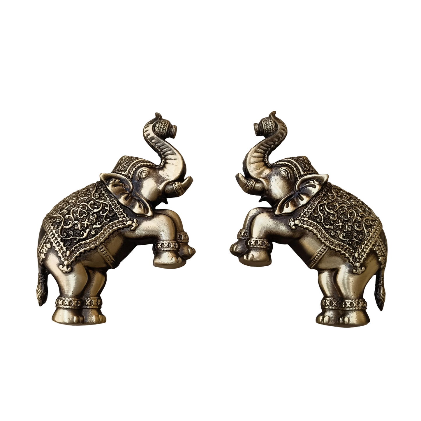 Brass Gajraj Size 125mm Brass Material Coffee Antique Finish PP