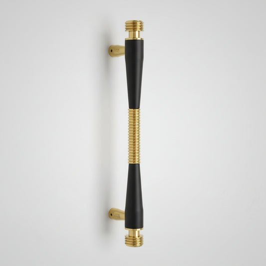 Door Pull Handle PSH309 450mm SS Material Black Matt PVD Gold Mirror Finish (BLK/PVD GLDmir) PP