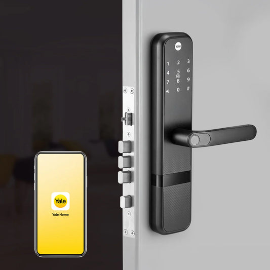 Yale Digital Lock Zuri combo with Access Bridge Antique Finish code Yzuri/AB/BD