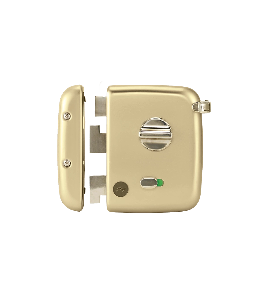 Godrej Main Door Rim Lock Ultra XL+ 1CK DB Antique Brass Finish Code 4454