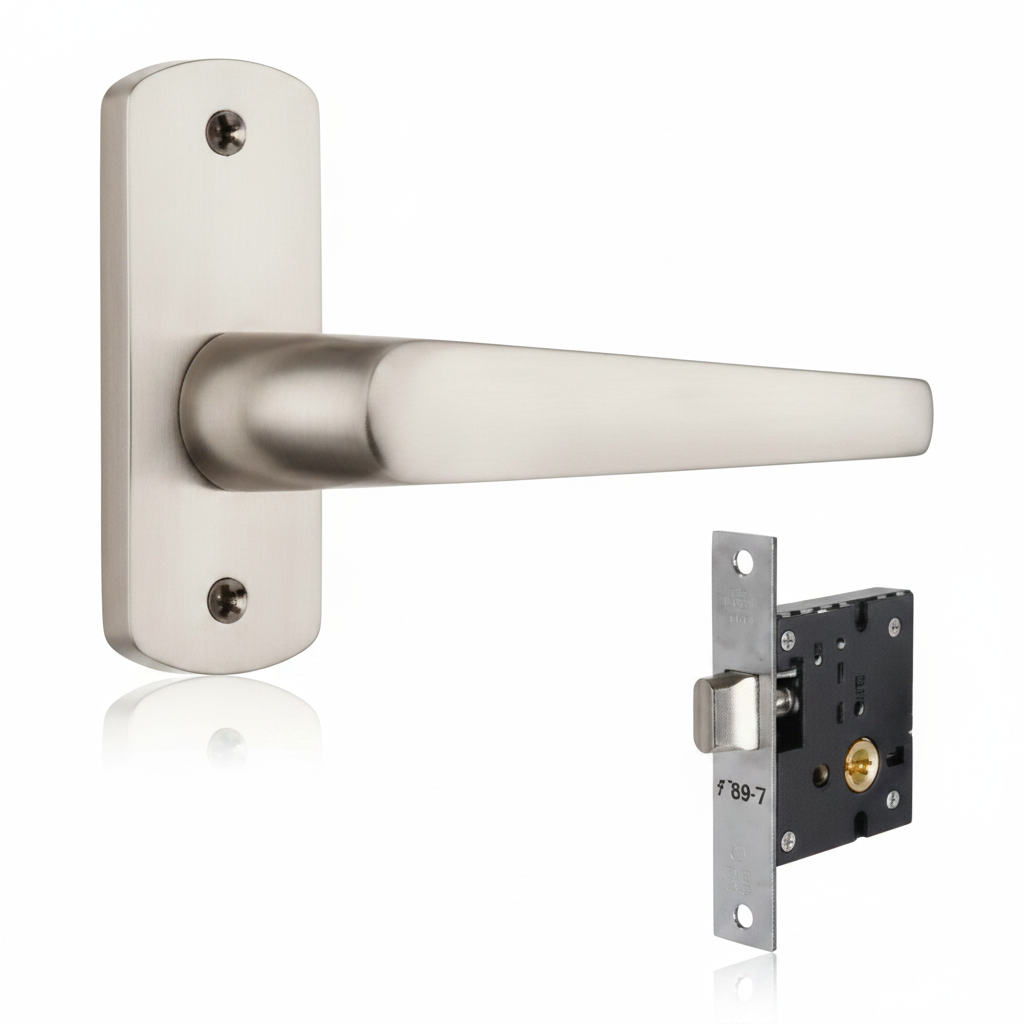 Europa Mortise Baby Lock Latch Combo Set 746SS Model B526B746SS Plate Latch 5"inch SS Finish