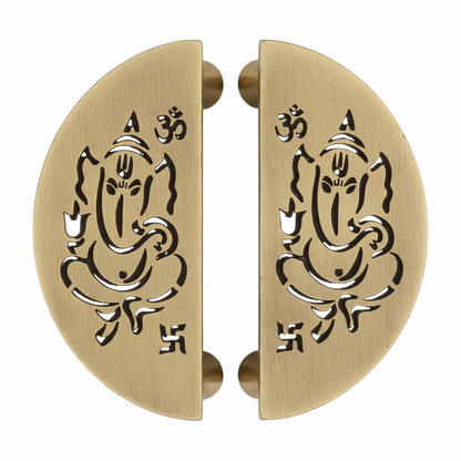 Door Handle 120mm Model Ganesh ji PSH200 SS Material Antique Finish PP