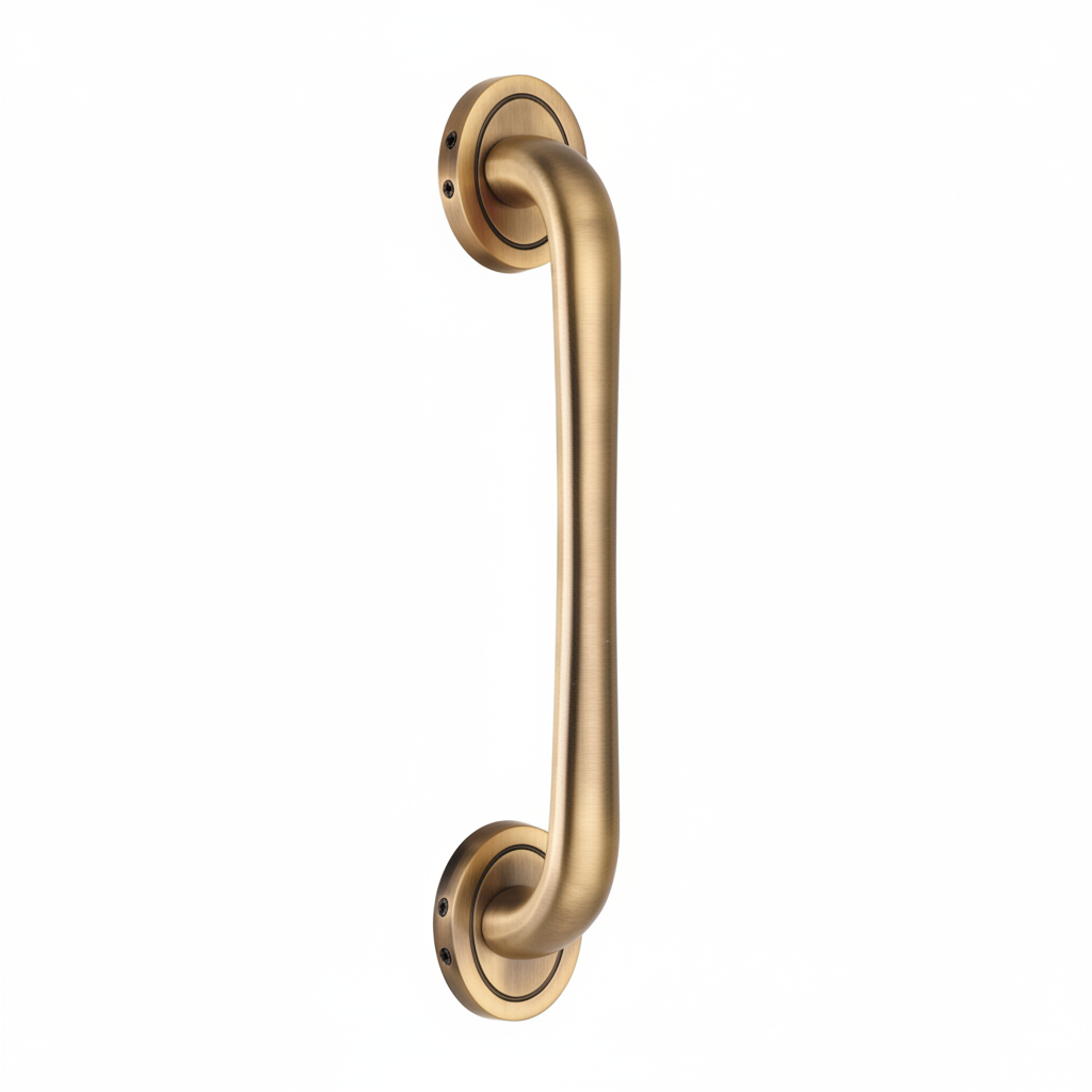 Main Door Handle 250mm Cosmo Brass Antique Finish PP