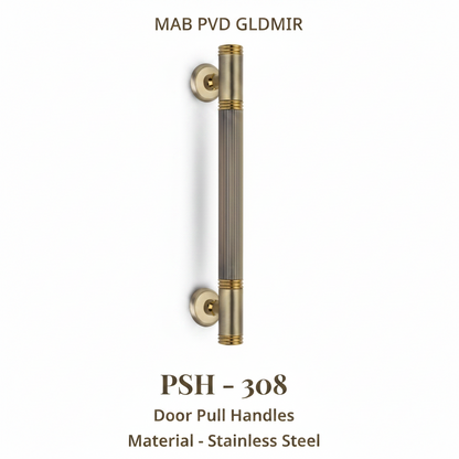 Main Door Handle SS Material Antique Finish 300mm Model PSH308 PP