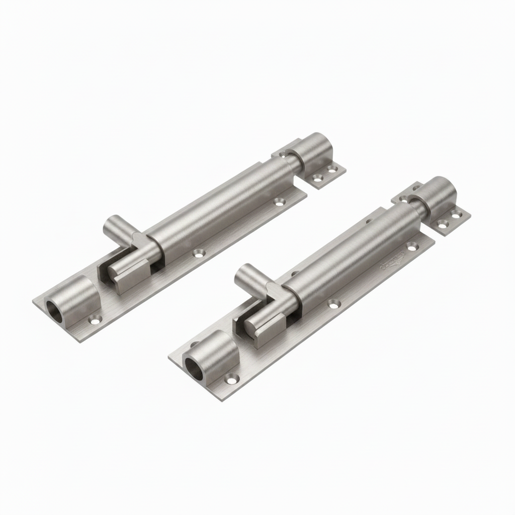 Tower Bolt 12mm Round One-Piece-Rod (Joint Less) Size 4" Aluminium Material A051 DRT