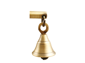 Brass Tiles Bells Brass Material Antique Finish 19mm PP