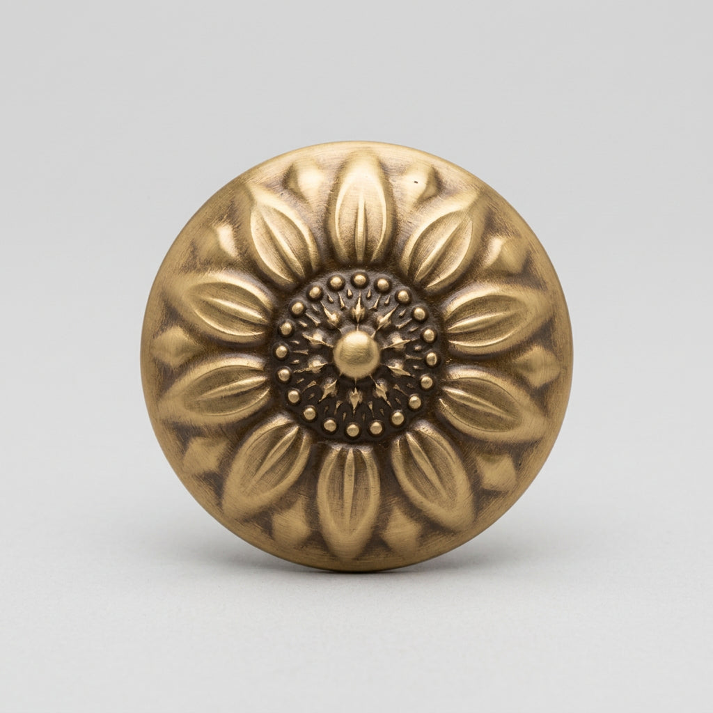 Brass Domes Bloom Coffee Antique Finish PP