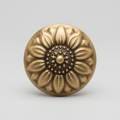 Brass Domes Bloom Coffee Antique Finish PP