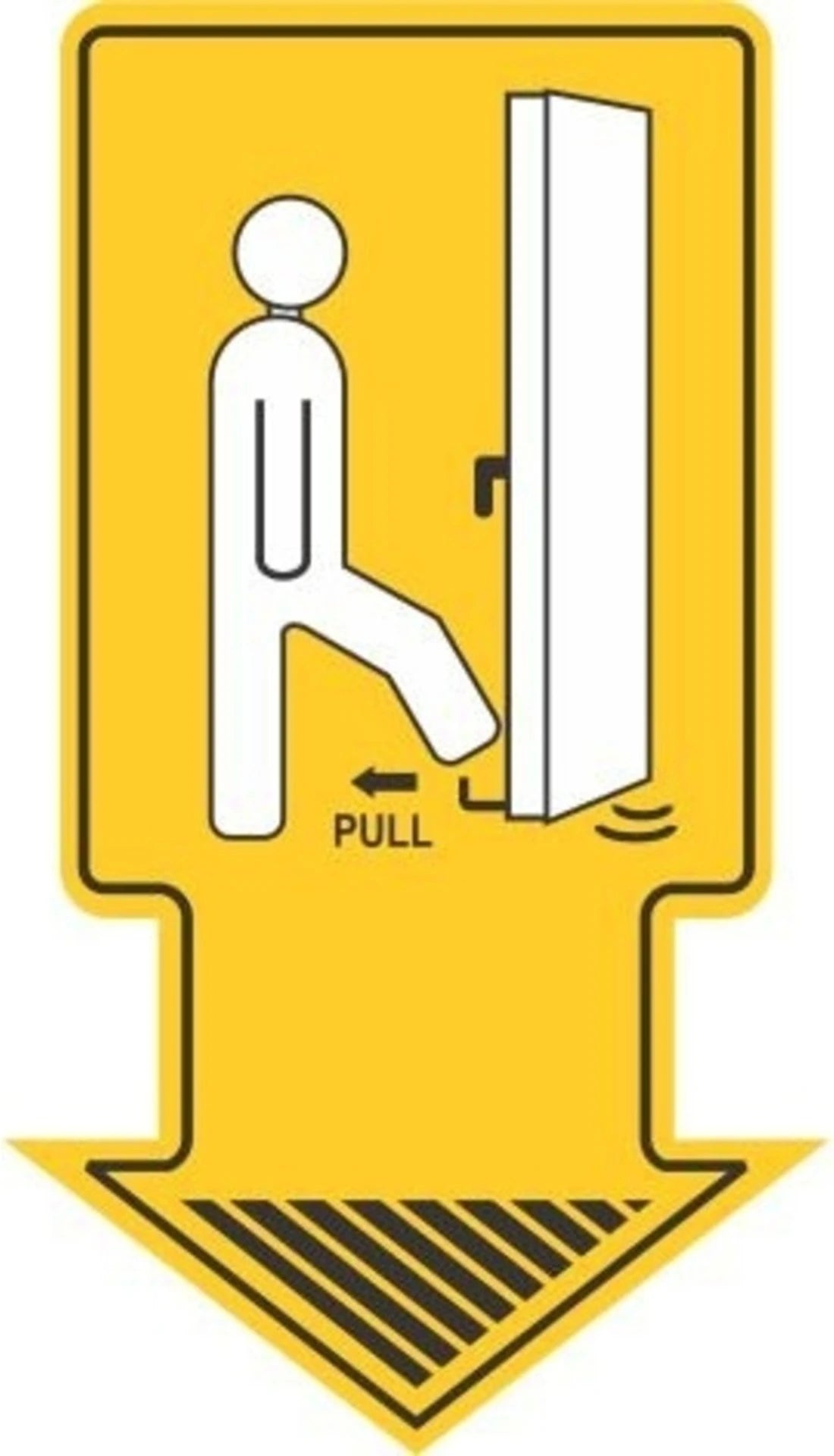 Door Toe Pull Foot Operated Door Opener PP