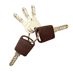 Europa Main Door Lock H367AB RH Right Hand 2CK Lockable Knob Antique Finish