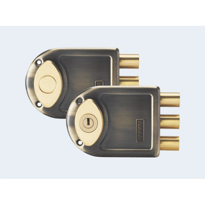 Europa Main Door Lock Model 81238113ABSC Combo Pack Antique Finish