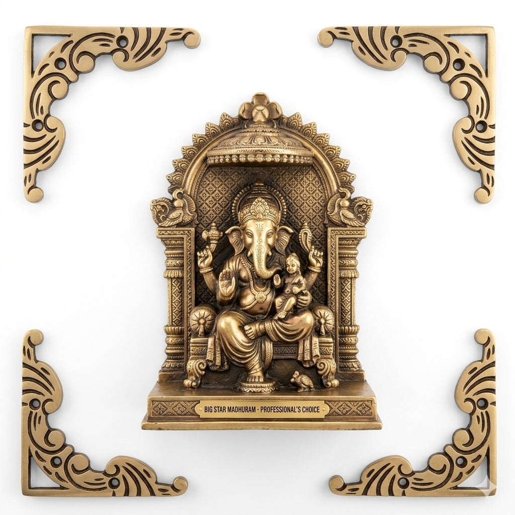 Brass Decorative Corner Corner1 Antique Finish PP