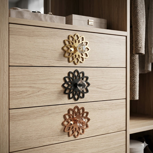 Jali Sunflower for Knob 60mm Big Star