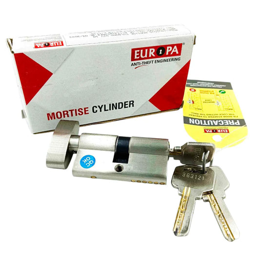 Europa Pin Cylinder GM516SS 60mm One Side Key One Side Knob SS Finish