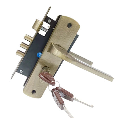 Europa Mortise Lock 902AB Model ME716703S902AB Antique Finish