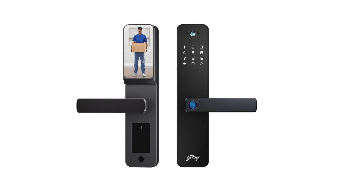 Godrej Digital Lock NeoPro View Black code 9690
