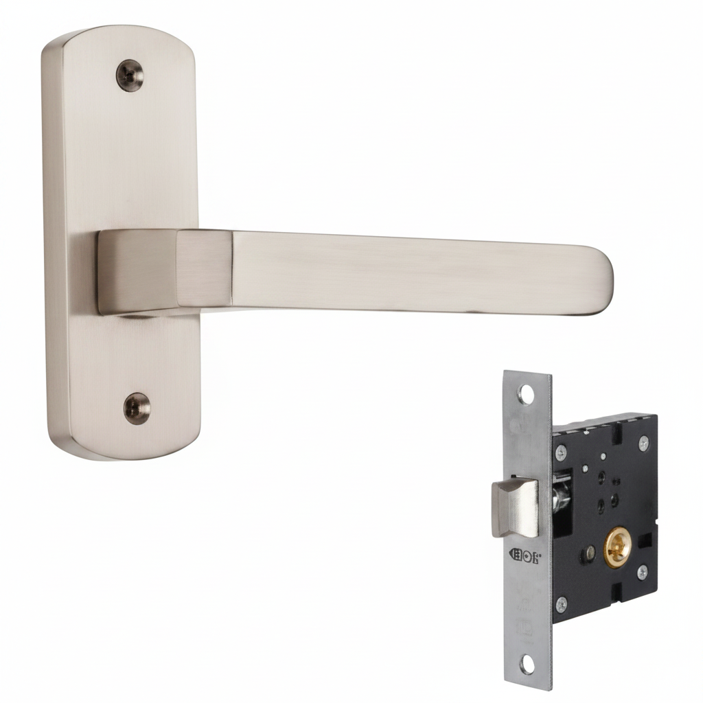 Europa Mortise Baby Lock Latch Combo Set 748SS Model B526B748SS Plate Latch 5"inch SS Finish