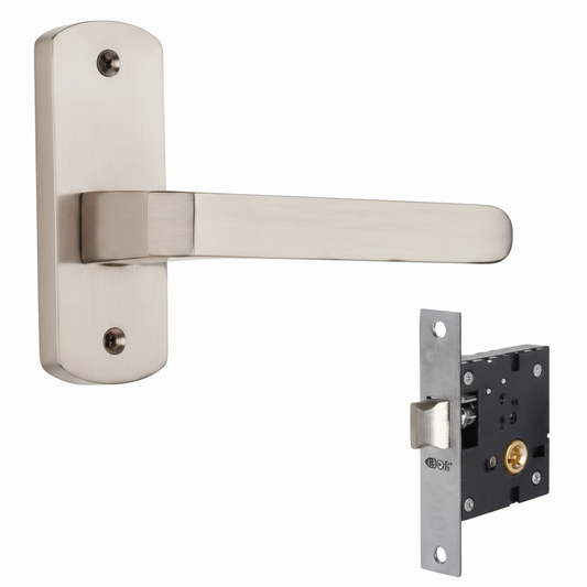 Europa Mortise Baby Lock Latch Combo Set 748SS Model B526B748SS Plate Latch 5"inch SS Finish