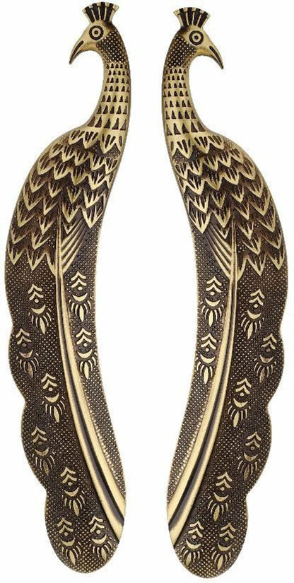 Main Door Handle 460mm Model Mayura Brass Antique Finish (price for two pieces) PP