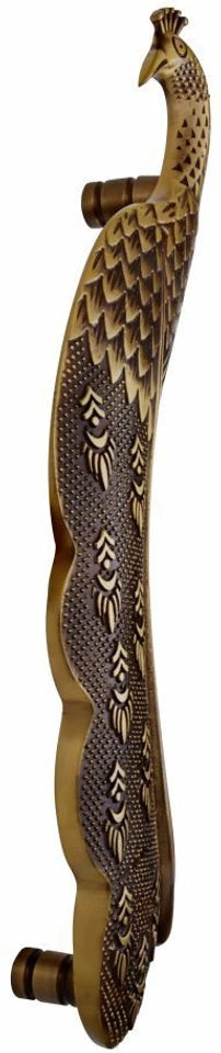 Main Door Handle 460mm Model Mayura Brass Antique Finish (price for two pieces) PP
