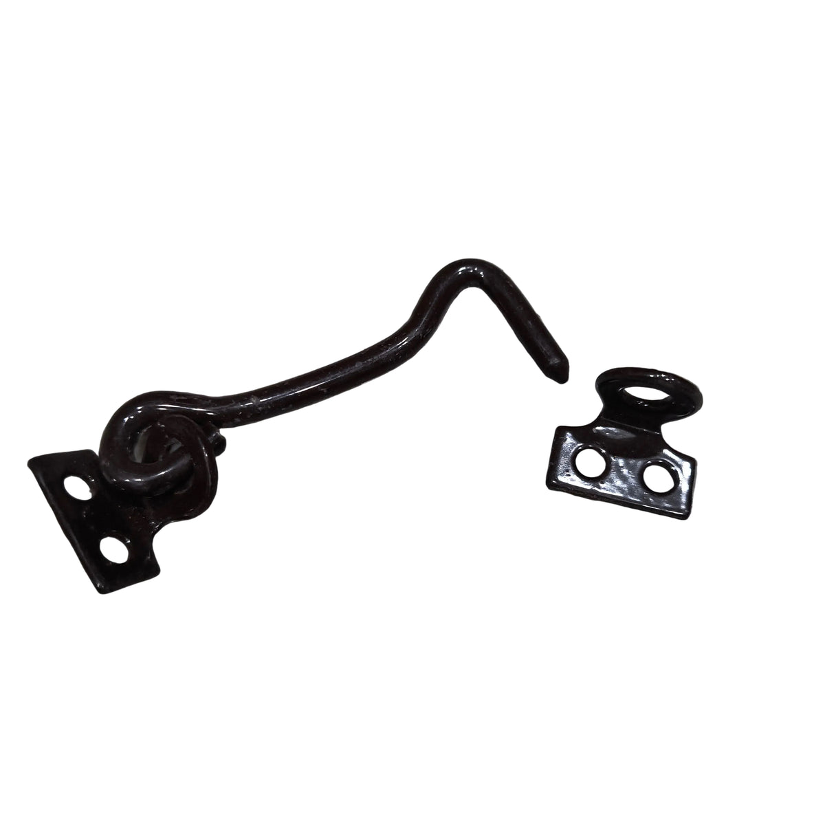 Gate Hook 3" PC Brown corner Plate HR