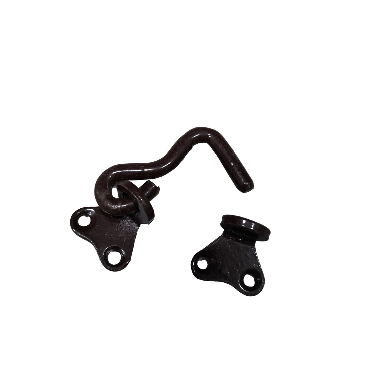 Gate Hook 2" inch PC Brown Fancy Plate HR