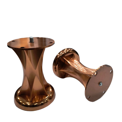Sofa Leg 4"inch L9 Rose Gold Finish Generic