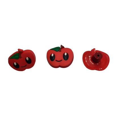 Drawer Knob Material Rubber Red Apple Design