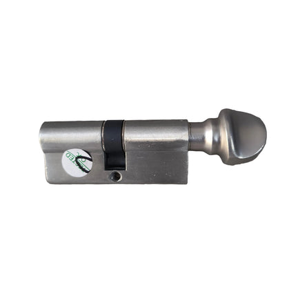 Dorset Pin Cylinder 70mm One Side Knob One Side Coin Key SS Finish