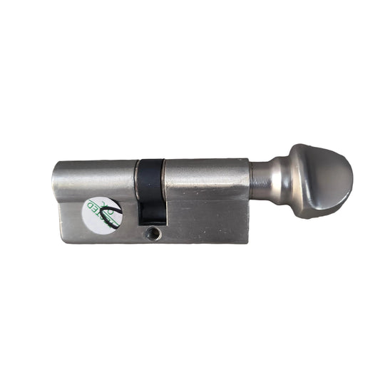 Dorset Pin Cylinder 70mm One Side Knob One Side Coin Key SS Finish