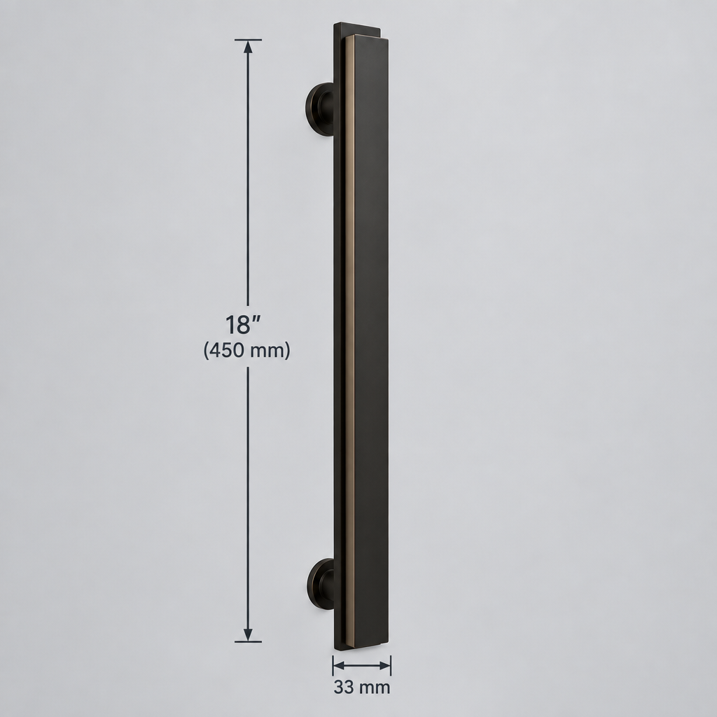 Modern Long Door Handle - Premium Dual Finish | MD9063