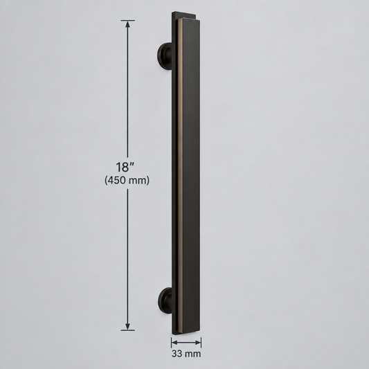 Modern Long Door Handle - Premium Dual Finish | MD9063