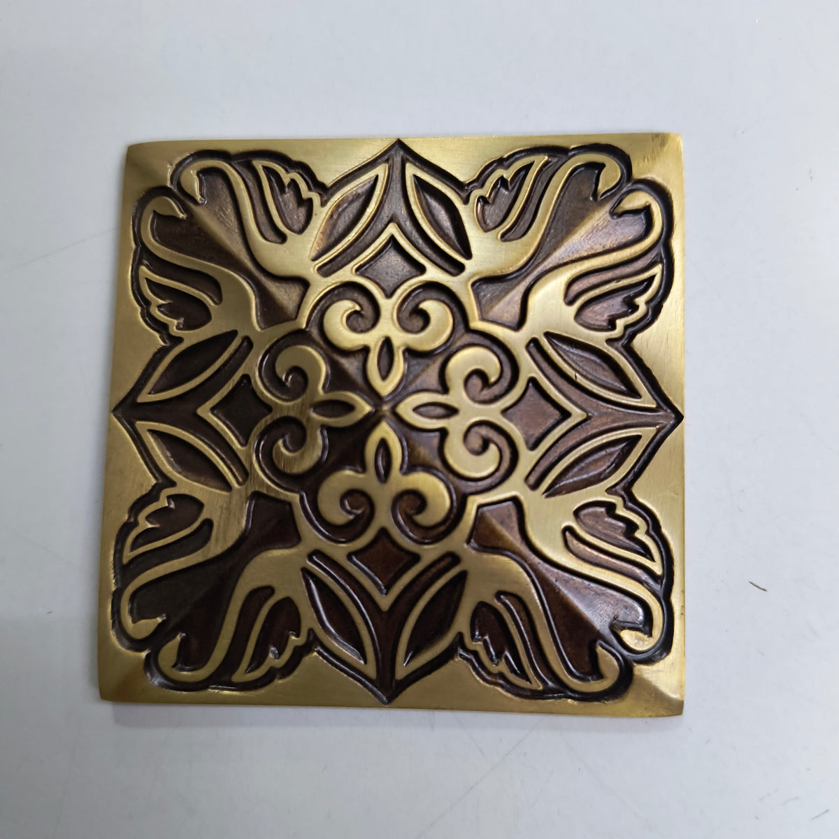 Dom model DSP9 size 65mm x 65mm Brass Material Antique Finish PP