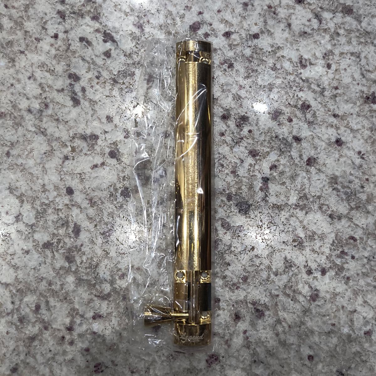 Brass Tower Bolt Model XYLO Heavy Brass Material PVD Gold Finish Legend
