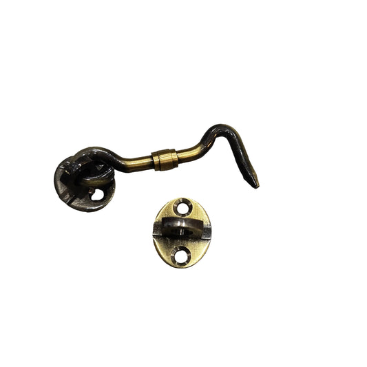 Brass Gate Hook Brass Material Antique Finish with Centre Gat PRT