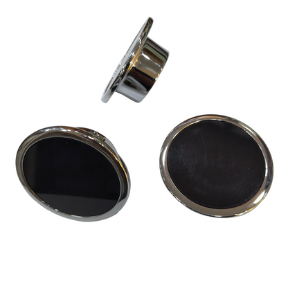 Drawer Knob DK157 (RC157) CP Black Finish Big size DC