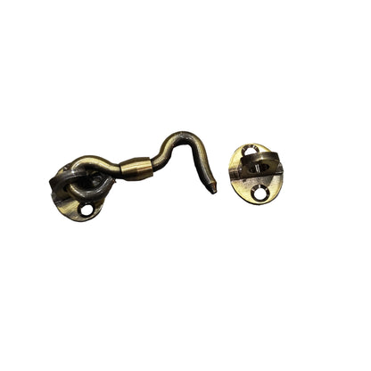 Brass Gate Hook Brass Material Antique Finish with Centre Gat PRT