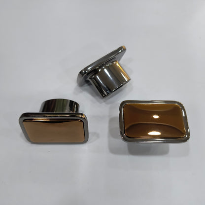 Drawer Knob Plus Knob Grey Rose Gold Finish HR