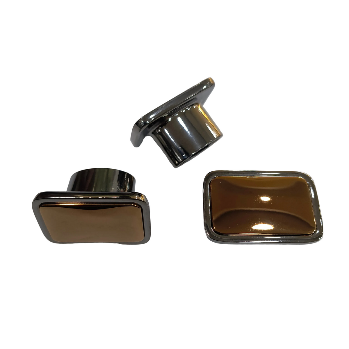 Drawer Knob Plus Knob Grey Rose Gold Finish HR