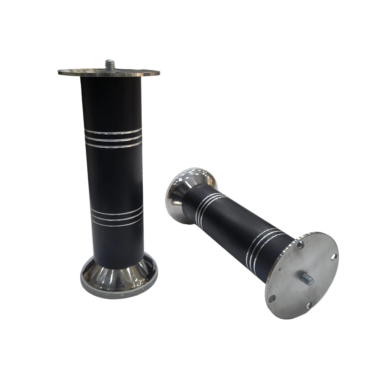 Sofa Leg Black CP Finish L28 HR