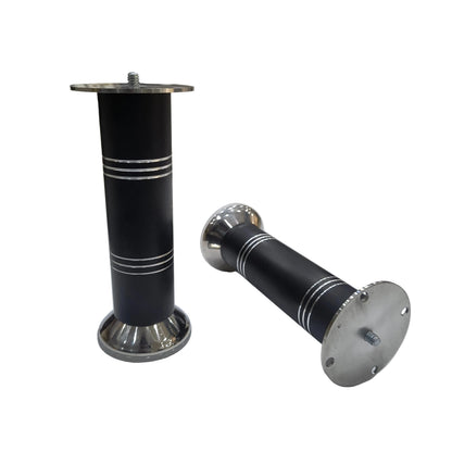 Sofa Leg Black CP Finish L28 HR