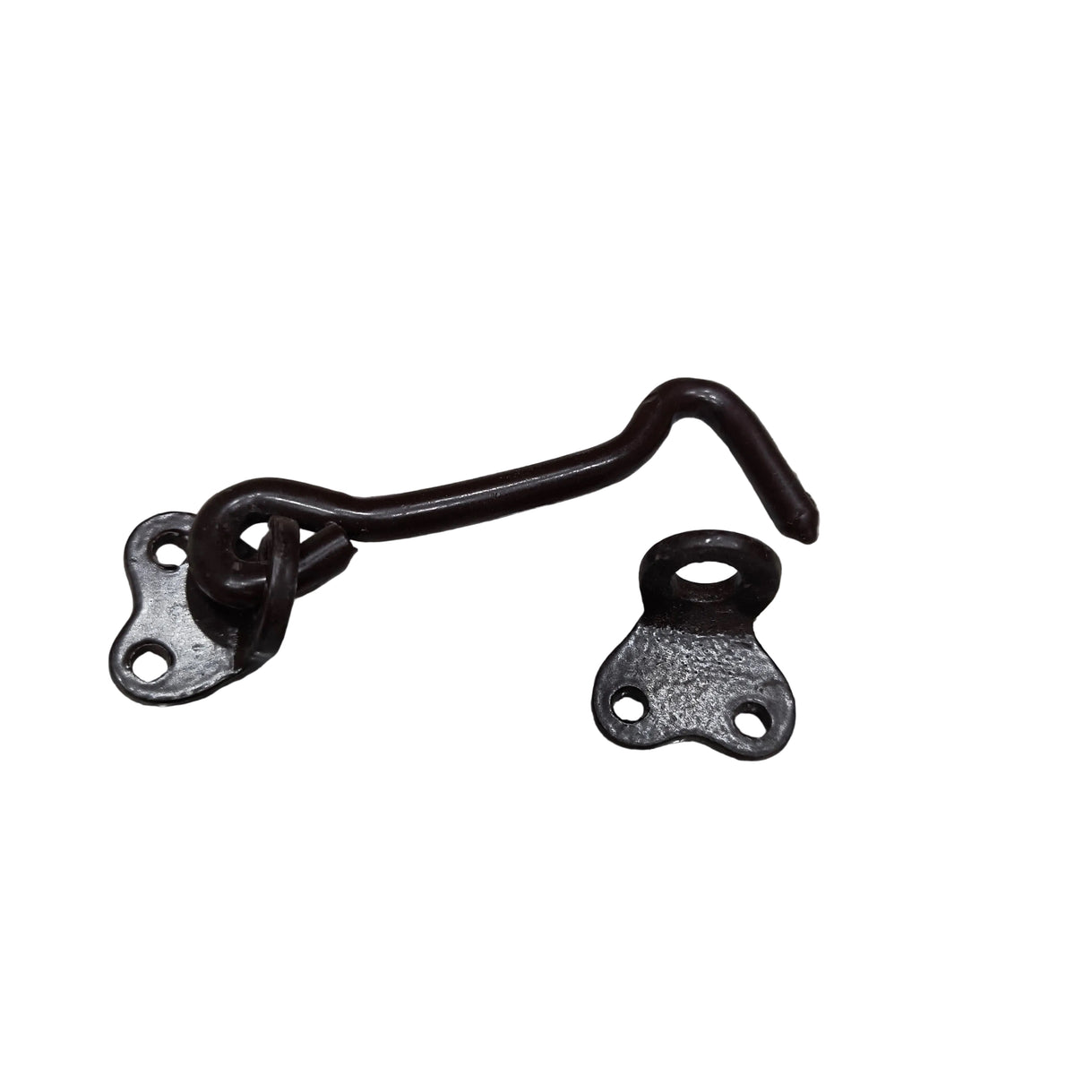 Gate Hook 3" PC Brown Fancy Plate HR