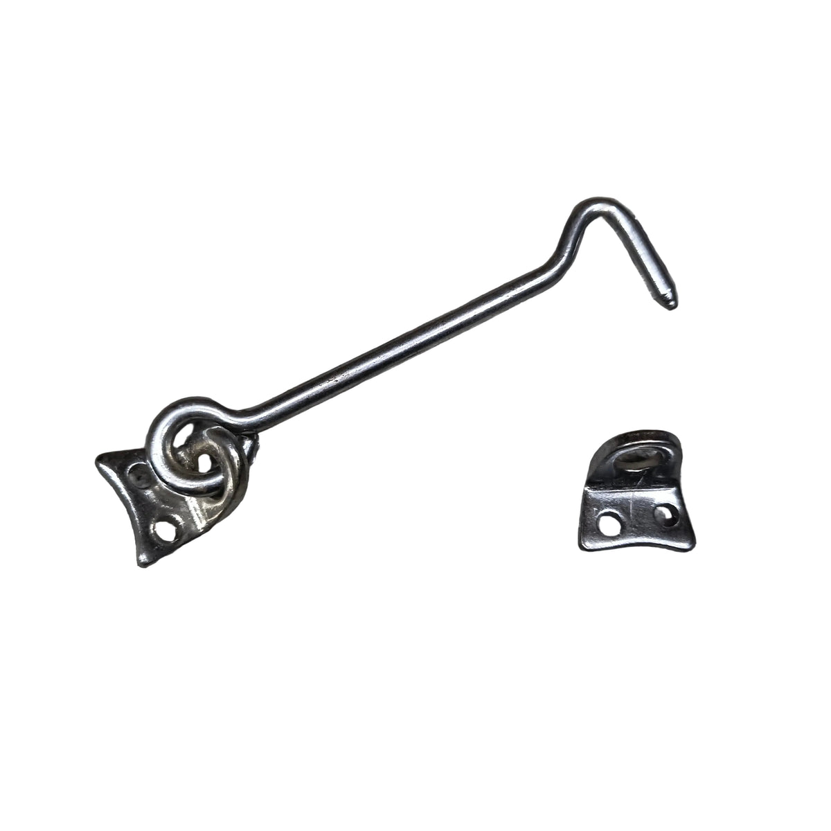 Generic Gate Hook 4" inch MS SS Finish Fancy Plate