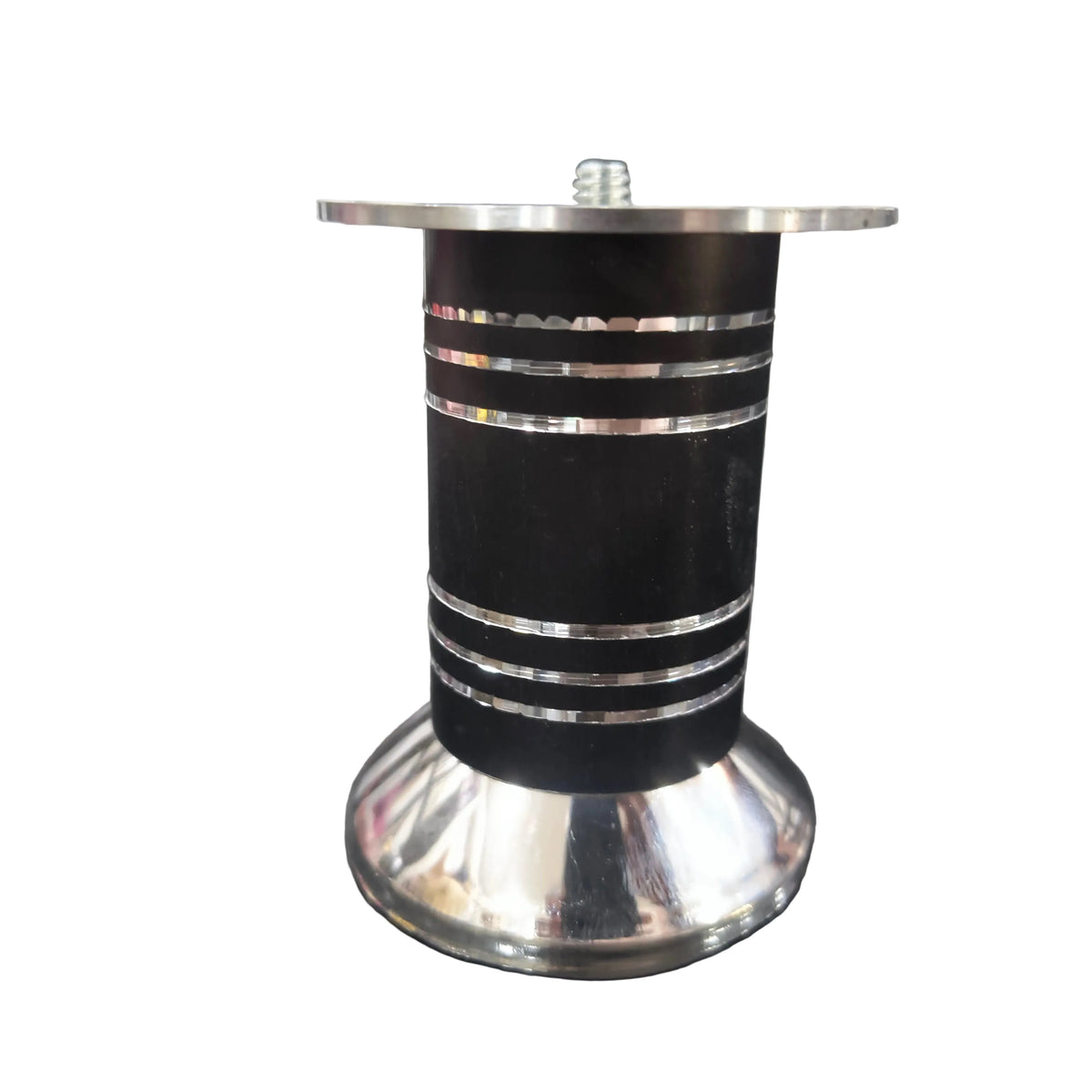 Sofa Leg Black CP Finish L28 HR