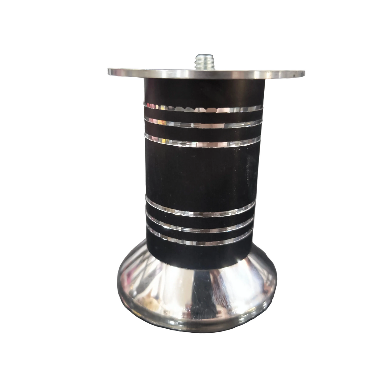 Sofa Leg Black CP Finish L28 HR