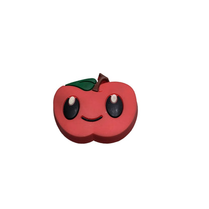 Drawer Knob Material Rubber Red Apple Design