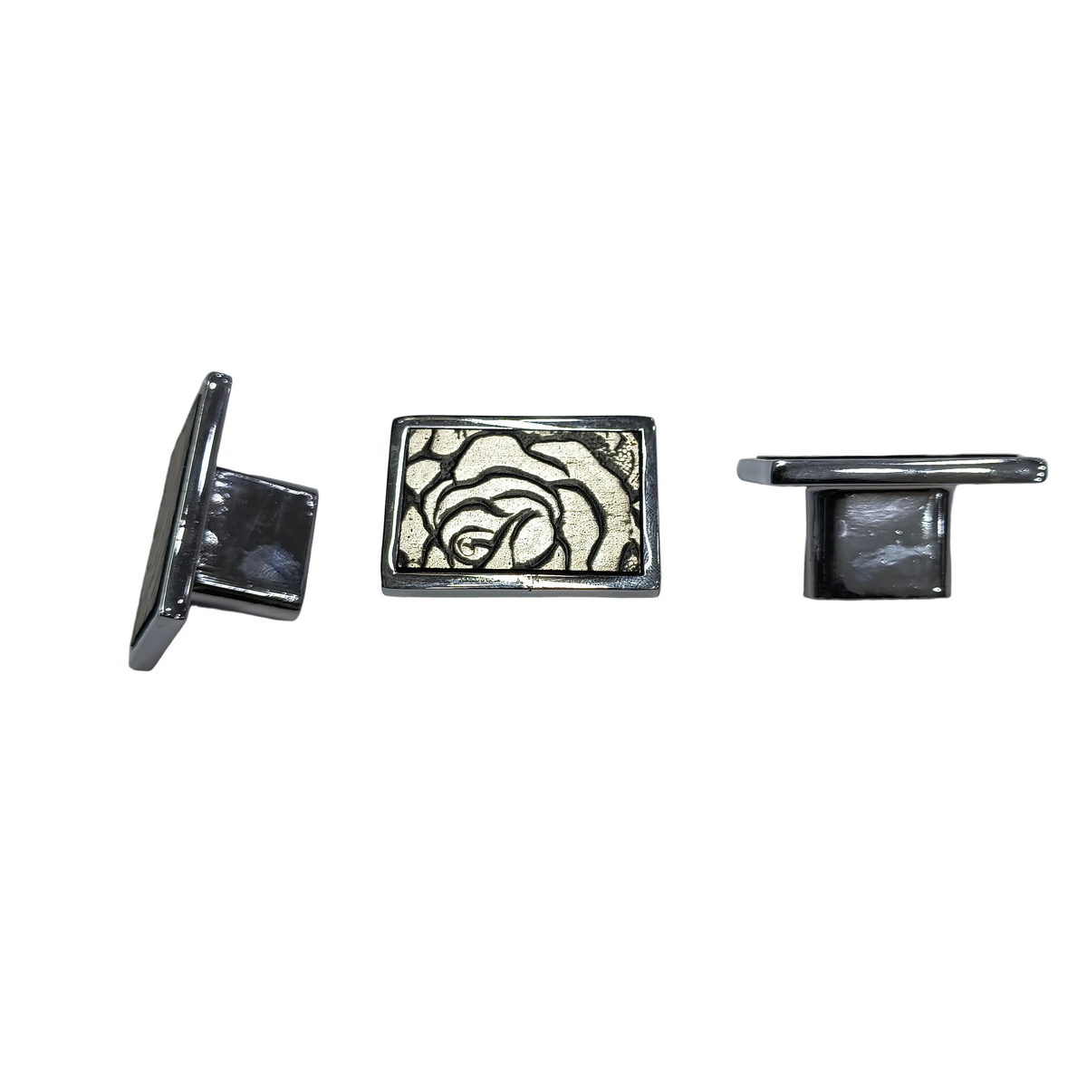 Drawer Knob CR/Rose Small 732 Shree