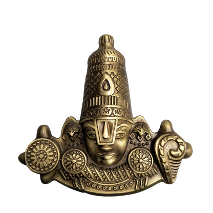 Brass Tirupati Ji 160x165mm Brass Material Antique Finish PP